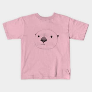 Sea Otter Face Kids T-Shirt